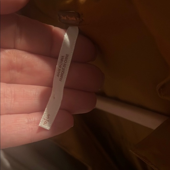 Free People Orange Smocked Wrap Mini Dress - Picture 2 of 4